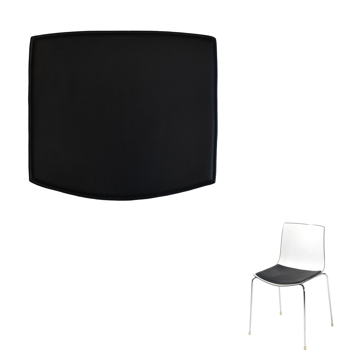 Lux Seat cushion in Hallingdal fabric for the Arper Catifa 46 chair Lux Seat cushion in Hallingdal fabric for the Arper Catifa 46 chair